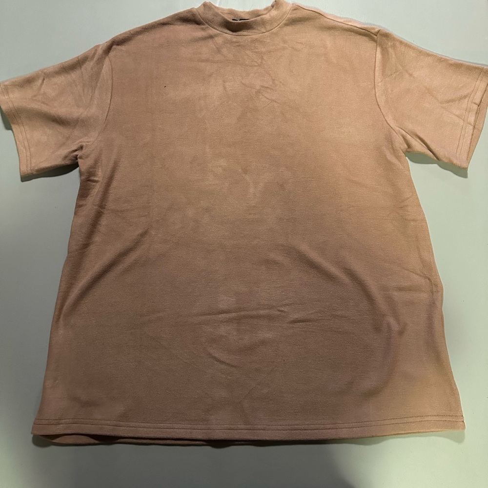 Kittenish Homebody Oversized Mocha Tee